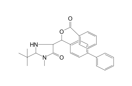 4-Imidazolidinone, 5-[(benzoyloxy)[1,1'-biphenyl]-4-ylmethyl]-2-(1,1-dimethylethyl)-3-methyl-, [2R-[2.alpha.,5.beta.(R*)]]-