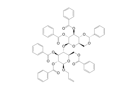 ALLYL-[2,3-DI-O-BENZOYL-4,6-O-BENZYLIDENE-BETA-D-GLUCOPYRANOSYL-(1->4)]-2,3,6-TRI-O-BENZOYL-BETA-D-GLUCOPYRANOSIDE