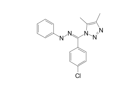 1-(PARA-CHLOROBENZOYL)-(4,5-DIMETHYL-1H-1,2,3-TRIAZOLE)-PHENYLHYDRAZINE