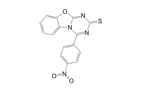 4-(p-Nitrophenyl)benzoxazolo[3,2-a]triazine-2-thione