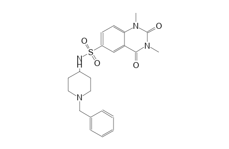 N-(1-benzyl-4-piperidinyl)-1,3-dimethyl-2,4-dioxo-1,2,3,4-tetrahydro-6-quinazolinesulfonamide