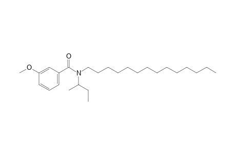 Benzamide, 3-methoxy-N-(2-butyl)-N-tetradecyl-