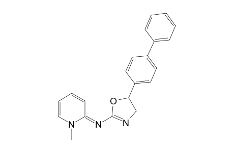 2-(1-Methyl-1,2-dihydropyridylidene)amino-5-(4-biphenyl)oxazoline