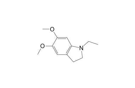 1-Ethyl-5,6-dimethoxy-2,3-dihydroindole
