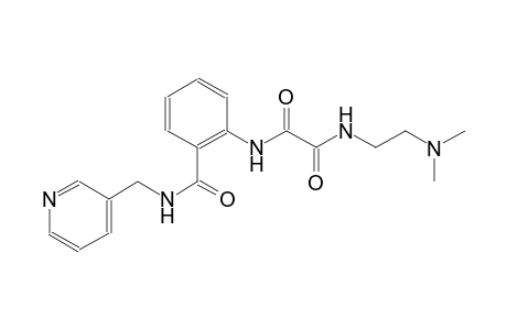ethanediamide, N~1~-[2-(dimethylamino)ethyl]-N~2~-[2-[[(3-pyridinylmethyl)amino]carbonyl]phenyl]-