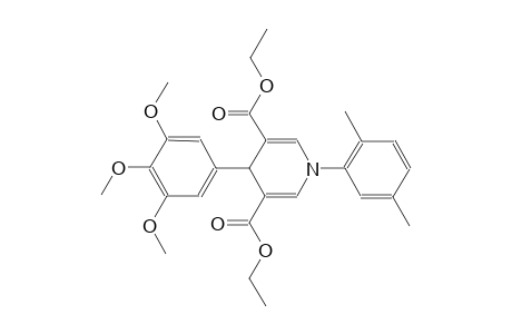 3,5-pyridinedicarboxylic acid, 1-(2,5-dimethylphenyl)-1,4-dihydro-4-(3,4,5-trimethoxyphenyl)-, diethyl ester