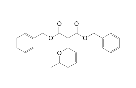 Dibenzyl ( 6'-methyl-5',6'-dihydro-2H-pyran-2'-yl)malonate