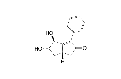 (4S,5S,6aS)-4,5-bis(oxidanyl)-3-phenyl-4,5,6,6a-tetrahydro-1H-pentalen-2-one