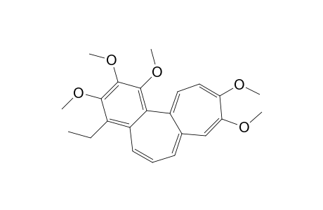 4-Ethyl-1,2,3,9,10-pentamethoxybenzo[a]heptalene