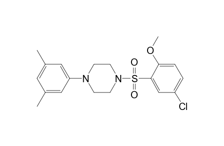1-(5-Chloro-2-methoxy-benzenesulfonyl)-4-(3,5-dimethyl-phenyl)-piperazine
