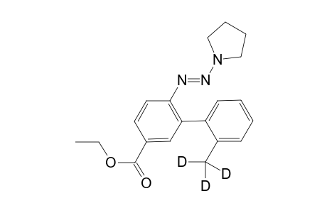 (E)-Ethyl 2'-(trideuteromethyl)-6-(pyrrolidin-1-yldiazenyl)-[1,1'-biphenyl]-3-carboxylate