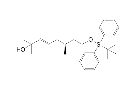 (S,E)-8-((tert-butyldiphenylsilyl)oxy)-2,6-dimethyloct-3-en-2-ol