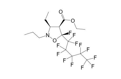 (3S,4S,5S)-ethyl 3-ethyl-5-fluoro-5-(perfluoropentyl)-2-propylisoxazolidine-4-carboxylate