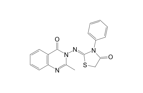 2-methyl-3-[(4-oxo-3-phenyl-2-thiazolidinylidene)amino]-4(3H)-quinazolinone