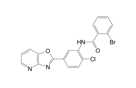 2-Bromo-N-(2-chloro-5-{pyrido[2,3-d][1,3]oxazol-2-yl}phenyl)benzamide