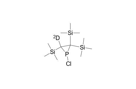 1-Chloro-2-deuterio-2,3,3-tris(trimethylsilyl)-.lambda.(3)-phosphirane