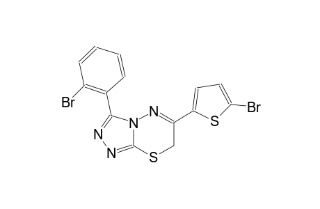 3-(2-bromophenyl)-6-(5-bromo-2-thienyl)-7H-[1,2,4]triazolo[3,4-b][1,3,4]thiadiazine