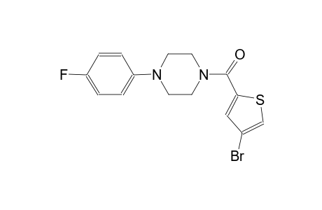 1-[(4-bromo-2-thienyl)carbonyl]-4-(4-fluorophenyl)piperazine