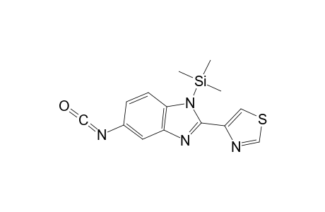 1H-Benzimidazole, 5-isocyanato-2-(4-thiazolyl)-1-(trimethylsilyl)-