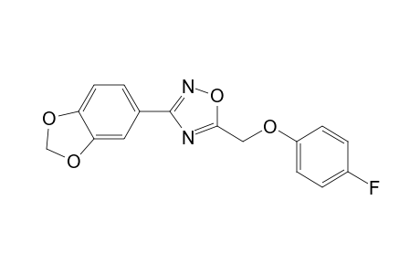 1,2,4-Oxadiazole, 3-(1,3-benzodioxol-5-yl)-5-[(4-fluorophenoxy)methyl]-