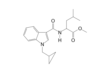 Methyl 2-([(1-cyclopropylmethyl-1H-indol-3-yl)carbonyl]amino)-4-methyl pentanoate