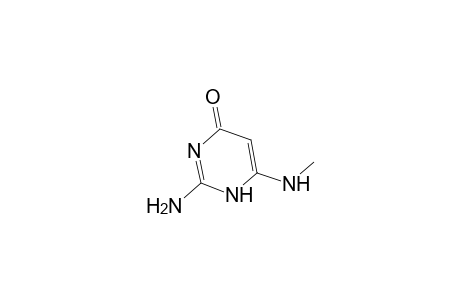 4(1H)-Pyrimidinone, 2-amino-6-(methylamino)-