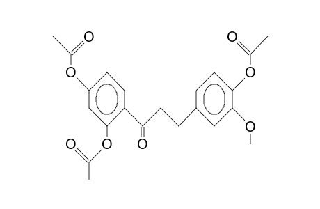 4,2',4'-Triacetoxy-3-methoxy-dihydro-chalcone