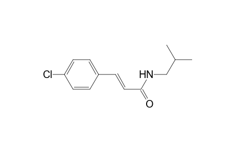 N-Isobutyl 3-(p-chlorophenyl)-(2)E-propenoicacid amide