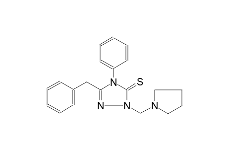 3H-1,2,4-triazole-3-thione, 2,4-dihydro-4-phenyl-5-(phenylmethyl)-2-(1-pyrrolidinylmethyl)-