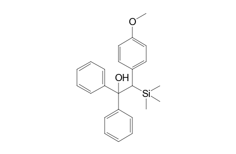 1,1-Diphenyl-2-(trimethylsilyl)-2-(p-methoxyphenyl)ethanol
