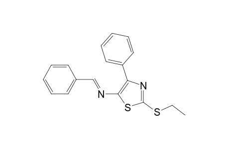 5-(benzylideneamino)-2-(ethylthio)-4-phenylthiazole