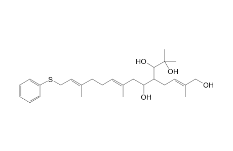 erythro-9,14-dihydroxy-10-(1,2-dihydroxy-2-methylpropyl)-1-(phenylthio)-3,7,13-trimethyltetradeca-(E,E,E)-2,6,12-triene