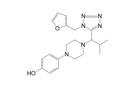 4-Pyrrol4-[1-(1-furan-2-ylmethyl-1H-tetrazol-5-yl)-2-methyl-propyl]-piperazin-1-ylmorpho-phenol