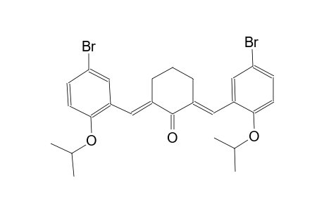 (2E,6E)-2,6-bis(5-bromo-2-isopropoxybenzylidene)cyclohexanone