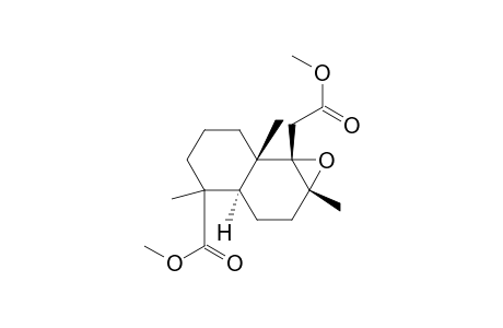 Naphth[1,2-b]oxirene-7b(1aH)-acetic acid, octahydro-4-(methoxycarbonyl)-1a,4,7a-trimethyl-, methyl ester, (1a.alpha.,3a.beta.,4.alpha.,7a.alpha.,7b.alpha.)-