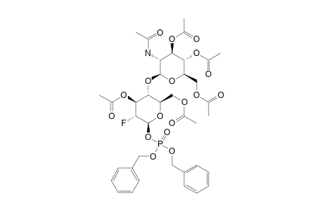 DIBENZYL-2-ACETAMIDO-3,4,6-TRI-O-ACETYL-2-DEOXY-BETA-D-GLUCOPYRANOSYL-(1->4)-3,6-DI-O-ACETYL-2-DEOXY-2-FLUORO-BETA-D-GLUCOPYRANOSYL-PHOSPHATE