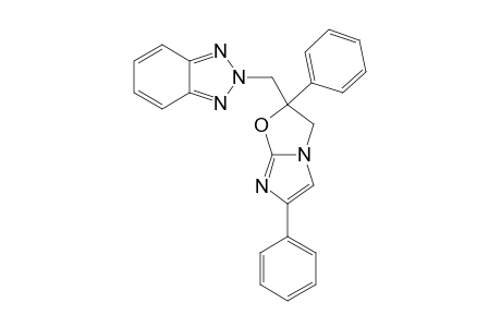 2,3-Dihydro-2,6-diphenyl-2-[benzo[d][1,2,3]triazol-2-ylmethyl]imidazo[2,1-b][1,3]oxazole