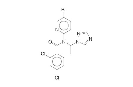 N-(5-Bromo-2-pyridyl)-2,4-dichloro-N-[1-(1H-1,2,4-triazol-1-yl)ethyl]benzamide