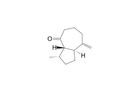 (-)-[1R-(1.beta.,7.alpha.,10.alpha.)]-6-Methylidene-10-methylbicyclo[5.3.0]decan-2-one