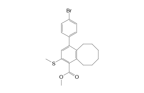 Methyl 4-(4-bromophenyl)-6-methylthio-2,3-hexamethylenobenzoate