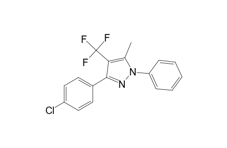 3-(4-Chlorophenyl)-5-methyl-1-phenyl-4-(trifluoromethyl)pyrazole
