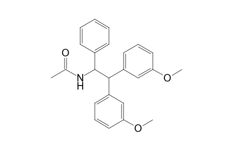 N-[2,2-Bis(3-methoxyphenyl)-1-phenylethyl]acetamide