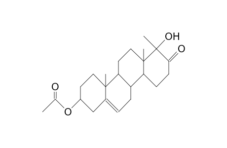 3b-Acetoxy-17aa-hydroxy-17ab-methyl-D-homoandrost-5-en-17-one
