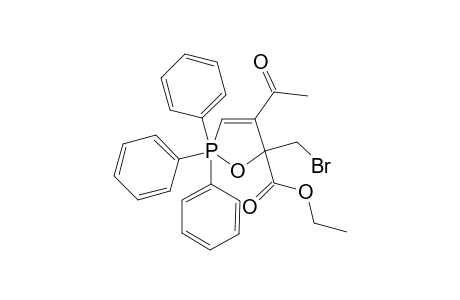 Ethyl 4-acetyl-5-(bromomethyl)-2,2,2-triphenyl-2,5-dihydro-1,2-.lamda.5-[1,2]oxaphosphole-5-carboxylate