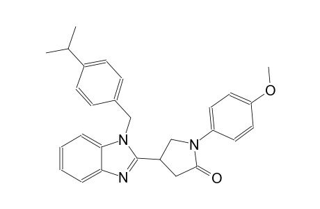 4-[1-(4-isopropylbenzyl)-1H-benzimidazol-2-yl]-1-(4-methoxyphenyl)-2-pyrrolidinone