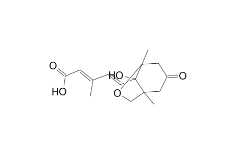 2,4-Pentadienoic acid, 5-(8-hydroxy-1,5-dimethyl-3-oxo-6-oxabicyclo[3.2.1]oct-8-yl)-3-methyl-, [1R-[1.alpha.,5.alpha.,8S*(2Z,4E)]]-