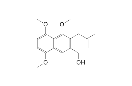[4,5,8-Trimethoxy-3-(2-methylprop-2-enyl)-2-naphthyl]methanol