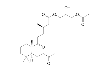 3'-Acetoxyglyceryl 8,9-Dioxo-8,9-secolabda-15-oate