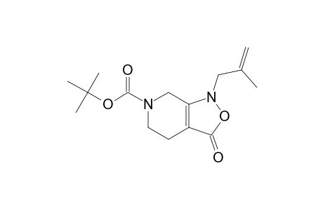 3-keto-1-(2-methylprop-2-enyl)-5,7-dihydro-4H-isoxazolo[3,4-c]pyridine-6-carboxylic acid tert-butyl ester