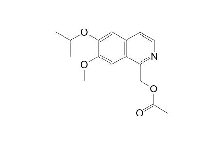 7-Methoxy-6-(1-methylethoxy)-1-isoquinolyl]methyl acetate